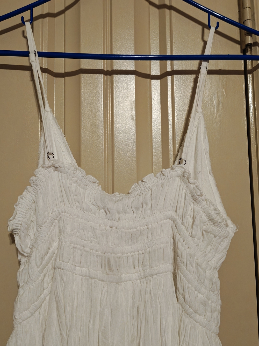 NWT Free People FP One Delia Slip Dress Women's Large Ivory V-Neck Boho Fairy - Picture 10 of 14
